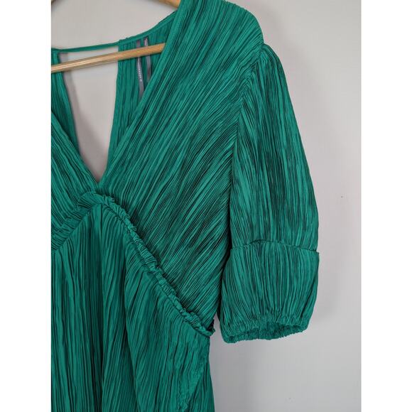 Anthropologie Green Midi Dress - Picture 5 of 11